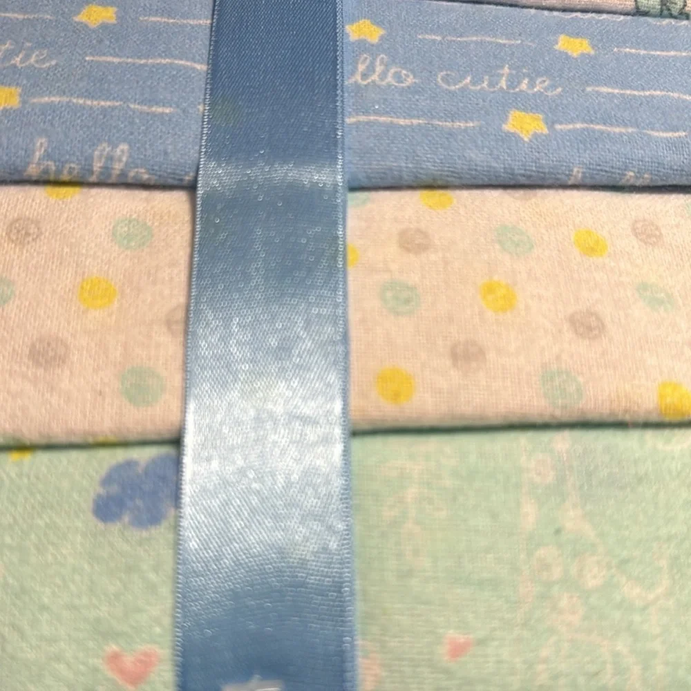 100% COTTON 4 PACK RECEIVING BLANKETS - Picture 5 of 7